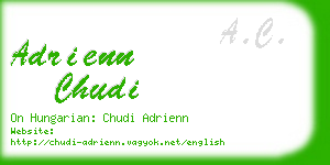 adrienn chudi business card